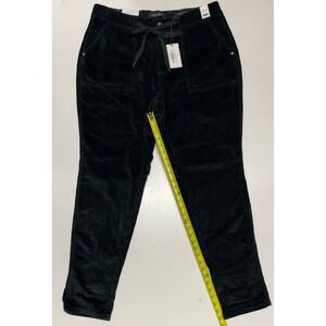 Judy Blue Black Corduroy Joggers High Waist Drawstring Pants 18W JB88883IC
